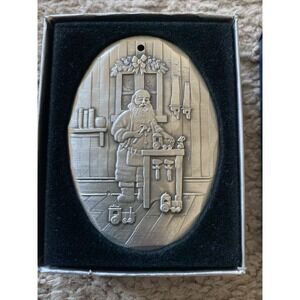 Kindhearted Craftsman 1999 2nd ed Santa's Workshop Pewter - Wendell August Forge